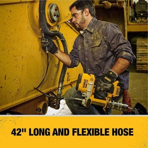 Pistolet à graisse électrique DeWalt 20V Lithium-ion portable haute pression avec tuyau flexible de 42 pouces - Product Image 1