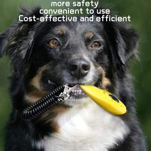 Suministros de entrenamiento a precio de fábrica para mascotas, gatos, pájaros, perros, comportamiento de tren, <span class=keywords><strong>Clicker</strong></span> con correa para la muñeca, Clickers de entrenamiento para perros - Product Image 4