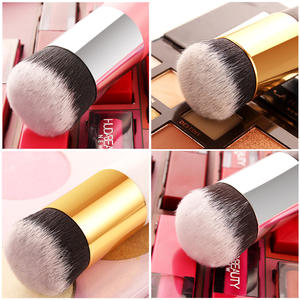 Pinceaux de maquillage portables en gros, pinceau rond unique pour le maquillage, pinceau à poudre, pinceau kabuki, sac OPP, maquillage pour femmes, poils synthétiques - Product Image 2