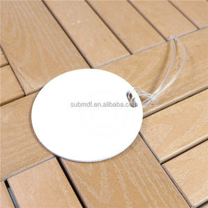 Деревянная заготовка MDFSUB, круглая, двусторонняя, 4 дюйма, с возможностью нанесения имени ребенка, для сублимации, FRP бирка для багажа, для использования в отелях и курортах, для промоакций - Product Image 5