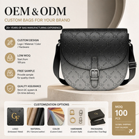 Sac à bandoulière pour femme en cuir PU, sac à rabat rond, fermeture à boucle, couleur dégradée, logo personnalisé, OEM ODM, faible MOQ