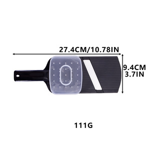 Factory Custom Kitchen Handheld Adjustable Slicer Fruit Cutter Chopper Grater Vegetable Stainless Steel Vegetable Slicer - Product Image 3