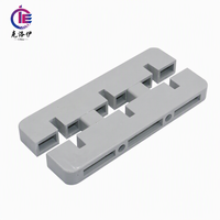 Pince de fixation isolée en plastique K3-240L-80 pour barre omnibus, espacement 80 mm, triphasée, simple ou double rangée, support de montage isolant en cuivre