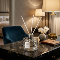 Bâtonnets diffuseurs de parfum en rotin pour la maison, diffuseur d'huiles essentielles en rotin naturel