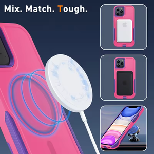 Cover per <span class=keywords><strong>Cellulare</strong></span> in TPU Resistente agli Urti per iPhone 16, Custodia Protettiva Antiurto Compatibile con Ricarica Wireless e Magnetica - Product Image 5