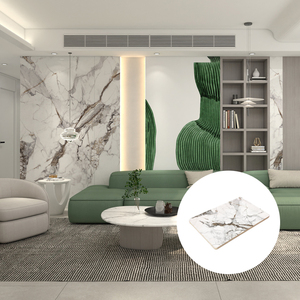 Fabricant de panneaux de roche en carbone Panneau de marbre à grain de pierre brillant Panneau mural à lattes Plaque de roche en carbone Murs Grande <span class=keywords><strong>dalle</strong></span> - Product Image 6