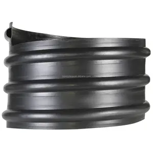 Polyethylene plastic Metal reinforced HDPE spiral corrugated pipe for underground sewer