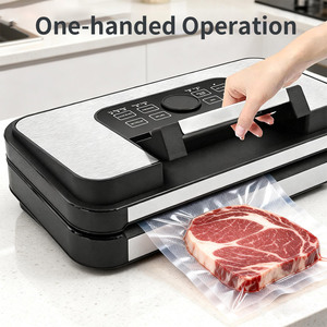 Sellador de Alimentos al Vacío para Cocina CE/<span class=keywords><strong>CB</strong></span>/ETL -95Kpa con Doble Sellado Térmico y Bomba Dual para Alimentos Secos/Húmedos, Selladores de Alimentos al Vacío con Mango de Fácil Cierre - Product Image 3