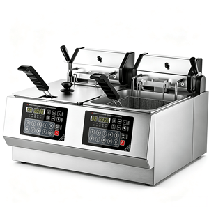 Machine commerciale <span class=keywords><strong>à</strong></span> double panier haute performance pour <span class=keywords><strong>la</strong></span> production <span class=keywords><strong>de</strong></span> poisson et <span class=keywords><strong>de</strong></span> frites - Product Image 2