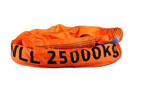 Élingue ronde œil-œil <span class=keywords><strong>double</strong></span> en polyester haute résistance pour levage - Product Image 2