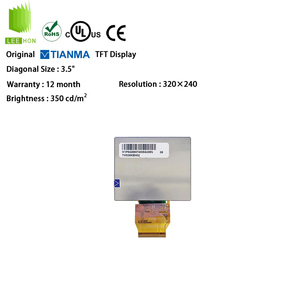 Tianma 3,5 "320x240 Pantalla <span class=keywords><strong>LCD</strong></span> Táctil resistiva de 4 cables TM035KBH02 Pantalla de instrumentos Módulos <span class=keywords><strong>LCD</strong></span> de 3,5 pulgadas - Product Image 2