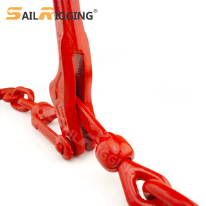 Levier de Transport Charge Liant Chaîne Cargo 5400lbs Tension Levier Chaîne Liant G70 Forgé Levier Binder 5/16-3/8 pour Plat - Product Image 4