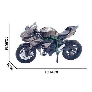 دراجة نارية لعبة من سبائك EPT مع ضوء وصوت، نموذج دراجة نارية مصبوب، ألعاب دراجات نارية للأطفال والأولاد - Product Image 1