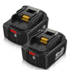 Batería de Repuesto de Iones de Litio BL1860 con Certificación CE para Batería <span class=keywords><strong>Makita</strong></span> de 6 Ah y 18 V, Kit Combinado de Taladro Eléctrico BL1830 BL1850 - Product Image 1