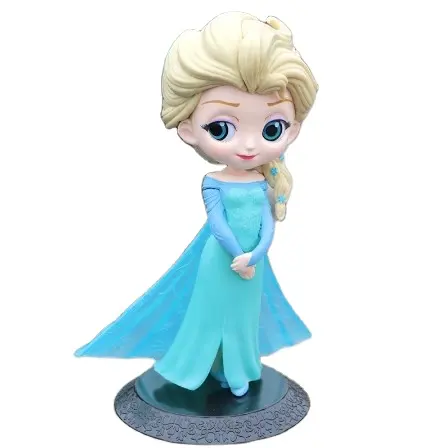 Custom Princess Snow White Elsa Anna Rapunzel Jasmine Cinderella Sofia Ariel Mulan Alice Arale PVC Action Figures toy