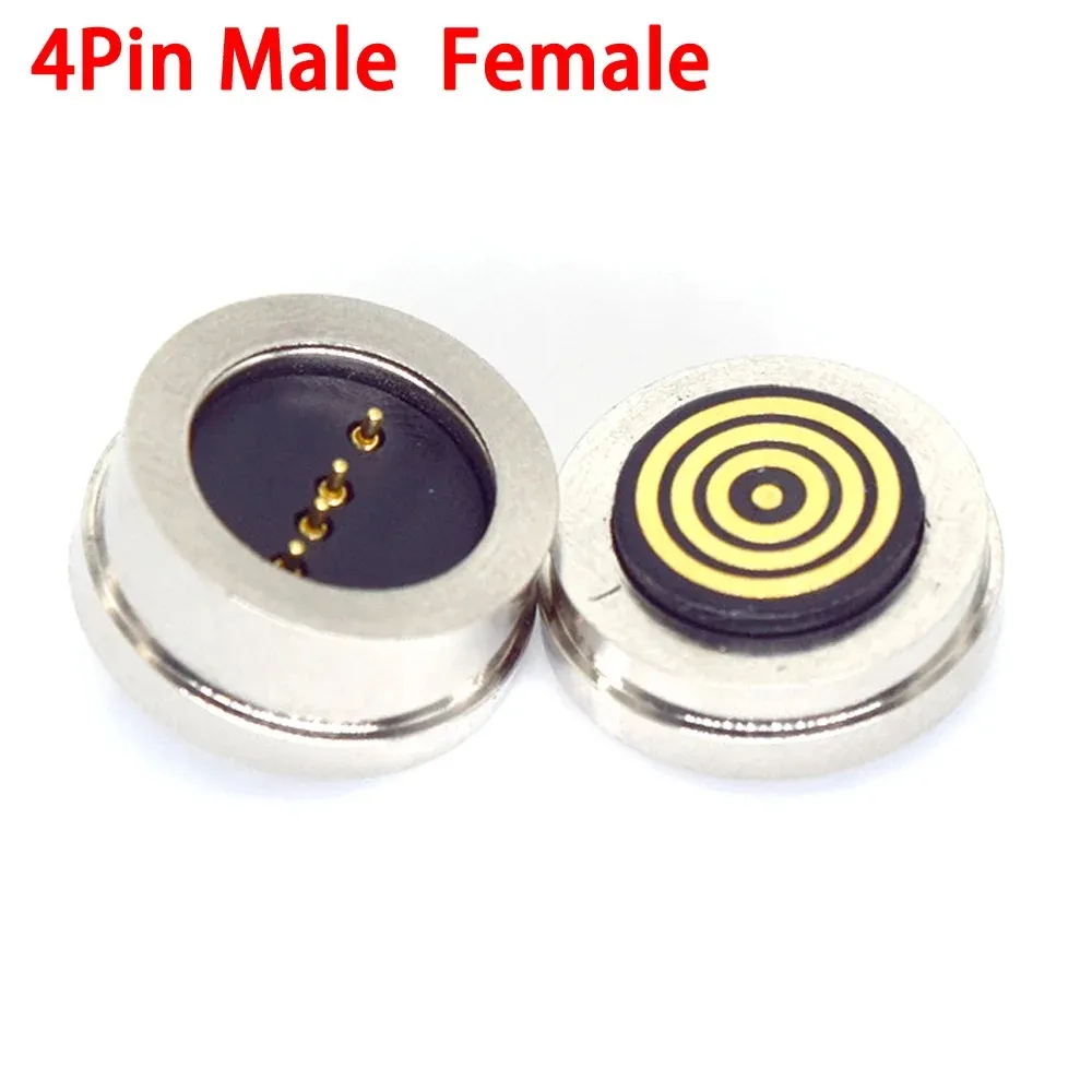 3PIN 5A राउंड ब्लाइंड सक्शन डीसी मैग्नेट सक्शन पोगो पिन कनेक्टर एलईडी स्मार्ट रेल लाइट मैग्नेटिक चार्जिंग लाइट कंट्रोल कनेक्टर