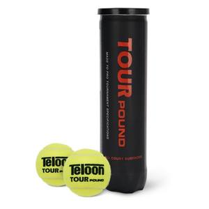 4 <span class=keywords><strong>balles</strong></span> <span class=keywords><strong>de</strong></span> <span class=keywords><strong>tennis</strong></span> Teloon Tour Professional - Caoutchouc durable, design portable pour l'entraînement des joueurs avancés et l'utilisation sportive - Product Image 6