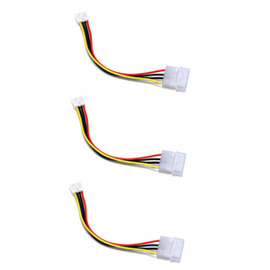 สายไฟแปลงหัวต่อ MOLEX ตัวผู้ <span class=keywords><strong>5.25</strong></span> 4 พิน เป็นหัวต่อ <span class=keywords><strong>Floppy</strong></span> ตัวเมีย 3.5 4 พิน สำหรับพีซี - Product Image 5