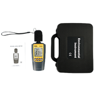 Medidor de Nivel de Sonido Digital VA8080, Automático/Manual, Portátil, 30dB-120dB MAX, Retención de Datos, Pantalla LCD, Barra Analógica, Color OEM, Certificado CE, Ponderación A