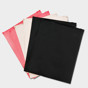Personalizar diferentes tamaños de camiseta de plástico Ropa Bolsa lijada Cierre de cremallera Bolsa Ziplock Embalaje Impresión Logotipo personalizado - Product Image 4