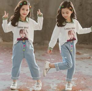 Vêtements en gros : Derniers modèles de t-shirts à col fantaisie et jeans unis, avec impression personnalisée, en provenance de Chine, prix à Singapour - Product Image 6