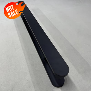 Juego de Herrajes Clásicos de Estilo <span class=keywords><strong>Antiguo</strong></span> en Cobre Puro Color Arena Negro para Manijas de Puerta, Puertas de Ducha y Vidrio de Baño, de Alta Resistencia y Calidad Premium - Product Image 3