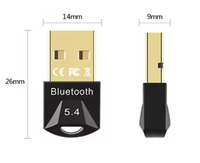 Mini USB 2.0 untuk 5.4 Dongle Adapter untuk PC Speaker Mouse Nirkabel Keyboard Penerima Audio Musik Pemancar Jangkauan 0-20m