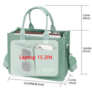 Sac fourre-tout en toile grande taille personnalisé pour femme, sac à bandoulière pour ordinateur portable, sac à livres pour étudiants, sacs de voyage, de <span class=keywords><strong>travail</strong></span>, d'université et de sport - Product Image 5
