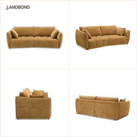 ISO9001 Schlafcouch Modernes Stoffsofa Elektrisches Hotelsofa Villenmöbel Konvertierbares Ausziehbares Schlafsofa