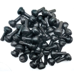 Caucho negro TR415 Snap-In Neumático de rueda de coche Neumático sin cámara Vástagos de válvula Tapas antipolvo Piezas de ruedas Accesorios para automóviles - Product Image 4