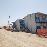 Maison préfabriquée de type K à bas prix, détachable, pour l'hébergement des travailleurs, dortoir, structure en acier temporaire, bâtiment métallique, maison mobile K