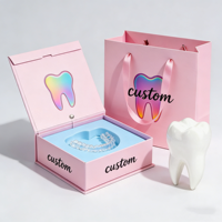 Boîte d'emballage personnalisée en carton rigide magnétique pour appareil orthodontique dentaire
