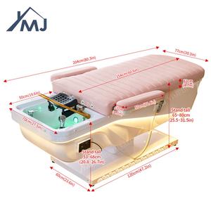 電動リフトサロンシャンプー洗顔トリートメントまつげベッド日本式ヘッドスパベッド - Product Image 6