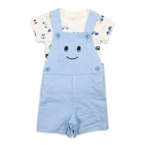 Usine en gros 2 pièces européen américain bébé vêtements ensembles 100% coton Offre Spéciale transfrontalier sur Shopee dégagement pour enfants - Product Image 1