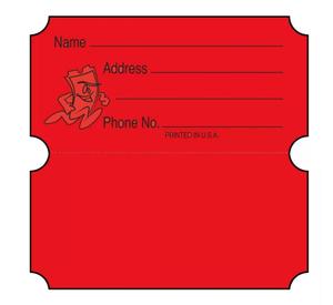 Logotipo personalizado Impresión Consecutivamente Numerado Bebida Eventos Rifa Billetes de lotería Colorido Doble cara Vales de guardarropa <span class=keywords><strong>Cupones</strong></span> - Product Image 4