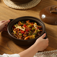 Marmite en céramique en grès, pot en argile japonais Donabe, casserole en porcelaine Kotobuki, pot en terre cuite, pot à cuire en argile