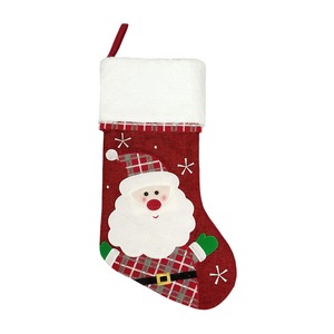 <span class=keywords><strong>Chaussette</strong></span> de <span class=keywords><strong>Noël</strong></span> en velours rouge brodée, décoration de sapin de <span class=keywords><strong>Noël</strong></span>, cadeau familial pour la <span class=keywords><strong>cheminée</strong></span> - Product Image 6
