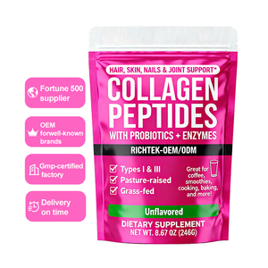 Großhandel <span class=keywords><strong>Bulk</strong></span> Pure Rinder kollagen Peptid Pulver Hydrolysiertes Schönheits produkt Hydrolysiertes Rinder kollagen Pulver - Product Image 1