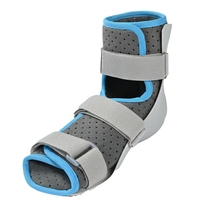 Orthèses de fixation de la cheville en aluminium léger pour immobilisation de l'articulation, soutien du pied pour fracture métatarsienne, respirantes avec fermeture à lacets