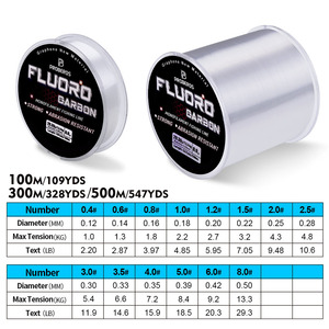 <span class=keywords><strong>Ligne</strong></span> Leader en fluorocarbone <span class=keywords><strong>de</strong></span> qualité supérieure (100m-500m) <span class=keywords><strong>Ligne</strong></span> <span class=keywords><strong>de</strong></span> pêche pour bar/truite/eau salée - Product Image 5