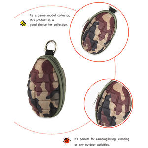 Monedero Profesional con Forma de Granada, Llavero Pequeño para Monedas, Llaves, Auriculares, Llaveros Tácticos, Bolsa, Cartera - Product Image 4