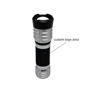 Tactical <strong>LED</strong> <strong>Flashlight</strong> Zoom Focus Strong Beam Rugged Metal <strong>Torch</strong> Waterproof Handheld Emergency Flash Lights AAA Battery <strong>Powered</strong> - Product Image 6