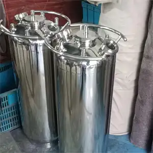 Stainless SS304 316L sanitary Closed loop extractor jacket solvent tank