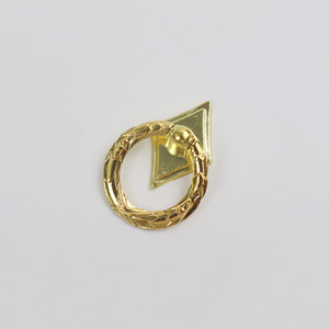 Poignée de tiroir en forme de diamant, bouton de meuble géométrique moderne en acier inoxydable, durable pour boîtes à bijoux ou cadeaux - Product Image 1