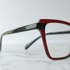 Monturas de Gafas de Acetato con Diseño Ojo de Gato, Montura Completa, Gafas Ópticas para Mujer, Uso Diario - Product Image 4