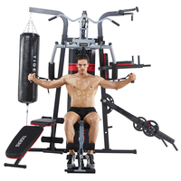 Équipement de musculation pour la maison, machine à 4 stations, équipement de musculation multifonctionnel, équipement de fitness pour la maison, gimnasio en casa