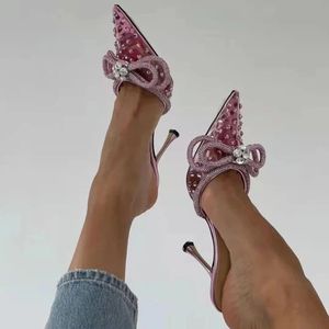 Pumps à paillettes et strass 8CM/11CM, chaussures de luxe pour femmes, talons pour femmes - Product Image 1