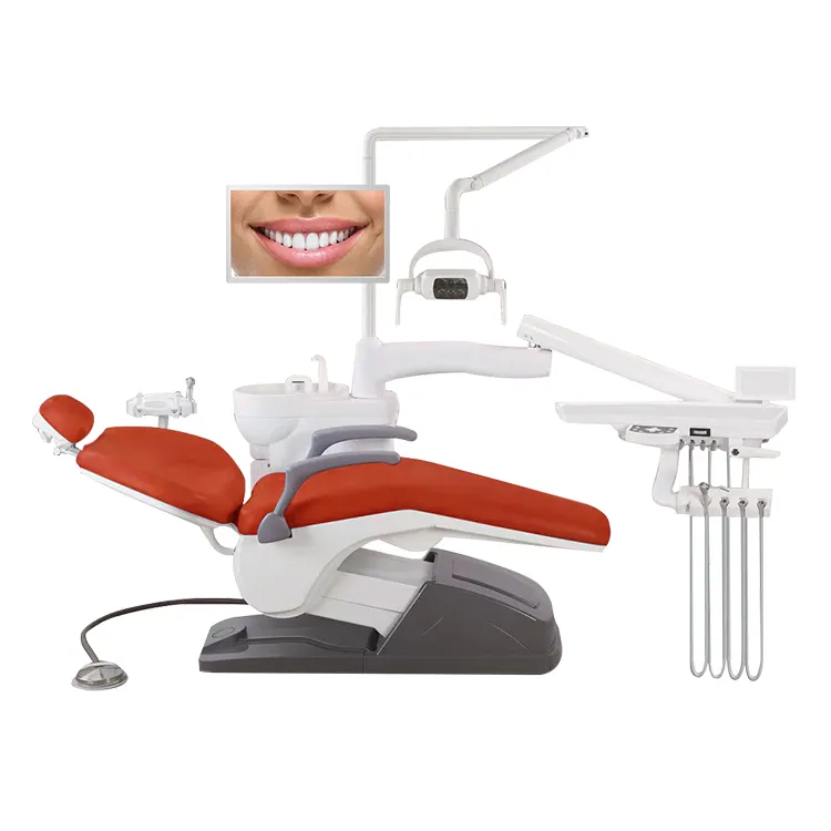 2023 nouvelle unité de chaise dentaire avec ce équipement dentaire d'hôpital iso meilleur ensemble complet de chaise dentaire ergonomique de haute qualité