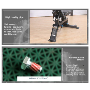 Banc de musculation portable et compact avec roues intégrées pour le transport, idéal pour la maison et la salle de sport - Product Image 5
