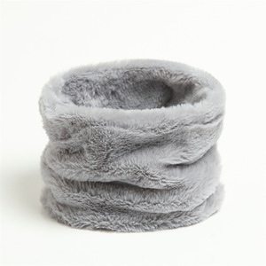 Écharpe en Fausse <span class=keywords><strong>Fourrure</strong></span> de Lapin Épais Anneau en Peluche Echarpe Chaude <span class=keywords><strong>Snood</strong></span> Cou Echarpes Outdoor Ski Face Mask Muffler - Product Image 5